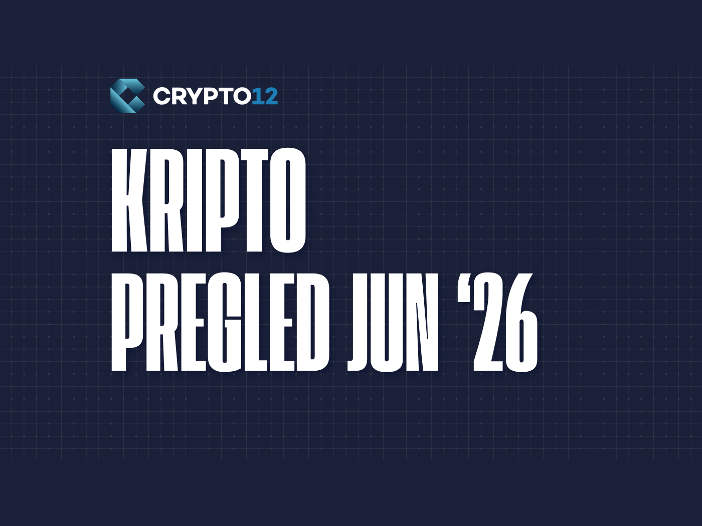 Kripto pregled jun 2026